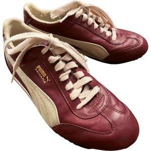 Puma Tahara Leather Sneakers - Vintage 70s Design Rerelease Burgundy M5.5 / W7